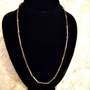 Vintage Sarah Coventry Bar Link Necklace